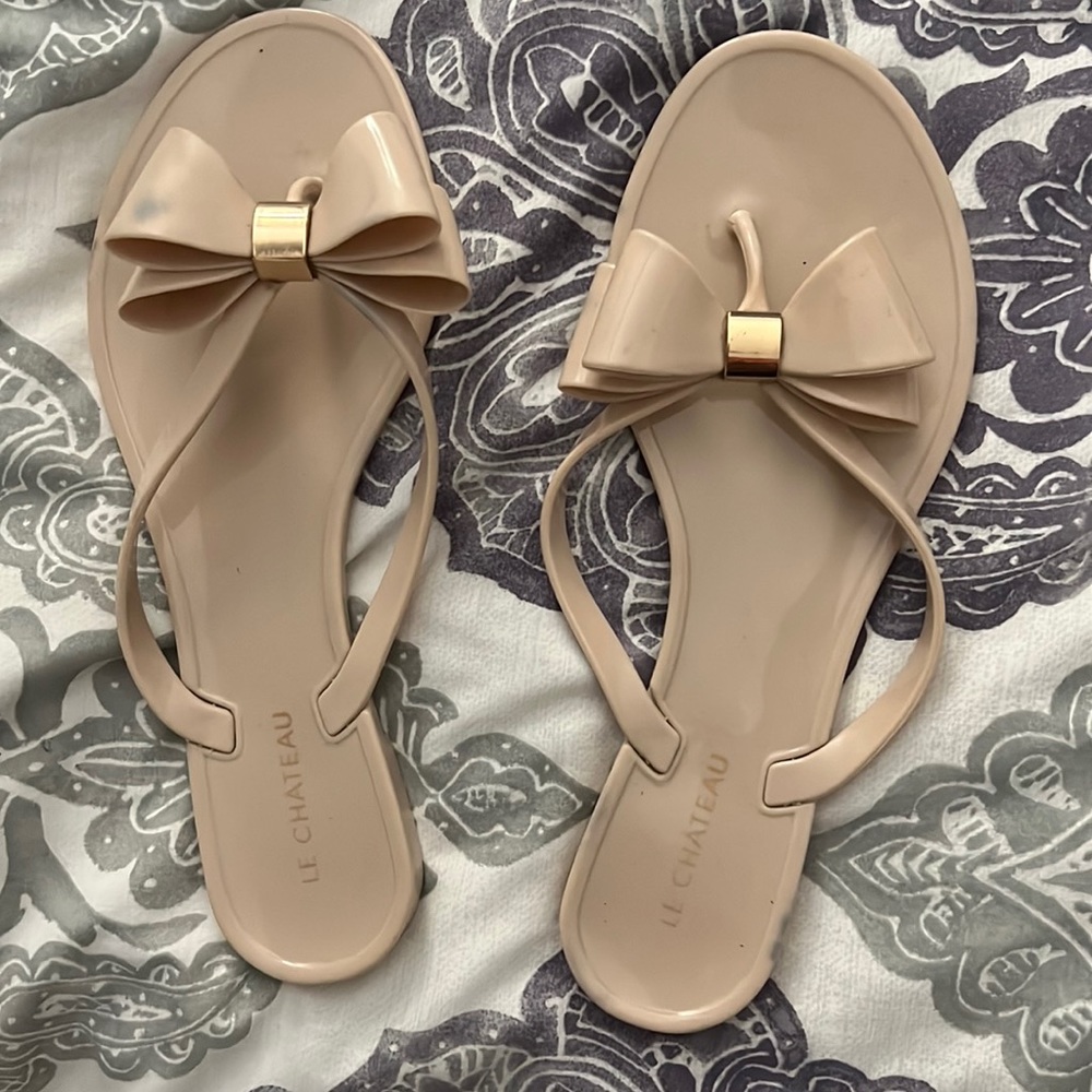 Jelly thong sandals